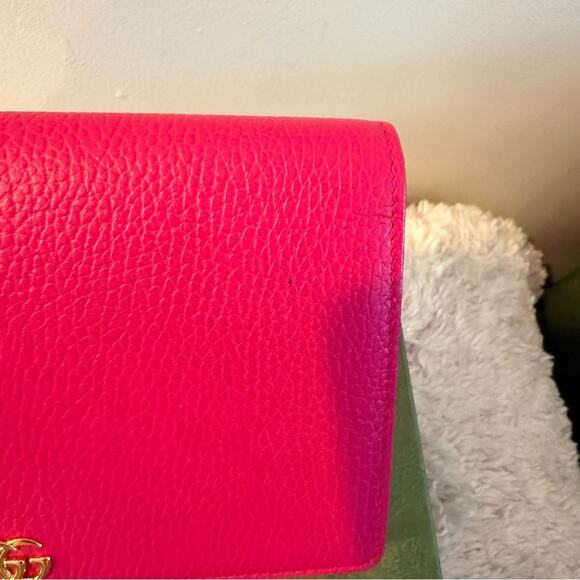 Authentic Gucci GG Marmont Wallet On A Chain - Picture 16 of 16